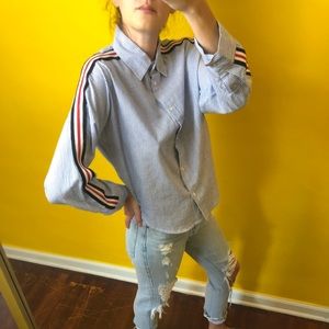 Vintage stripe button up